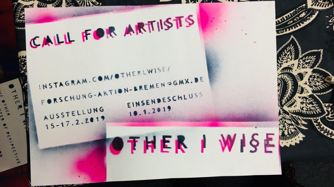 Januar 2019 – Call for Artists (Deadline: 10. 01. 2019)
