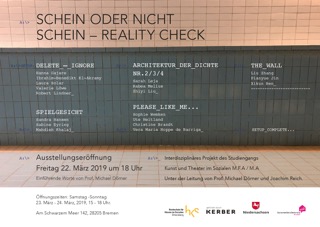 März 2019 – SCHEIN ODER NICHT SCHEIN – REALITY CHECK